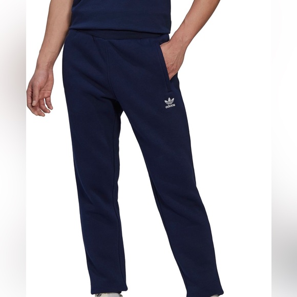 Adidas Originals Men's Adicolor Essentials Trefoil Fleece Pants NWT - Picture 1 of 12